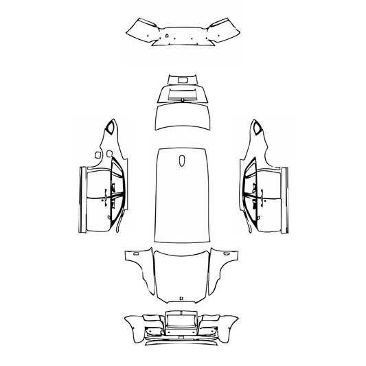 Pre-Cut PPF Rolls-Royce Ghost Standard Wheelbase 2022 - PPF-Kits