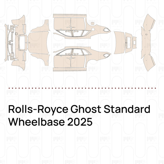 Pre-Cut PPF Rolls-Royce Ghost Standard Wheelbase 2025