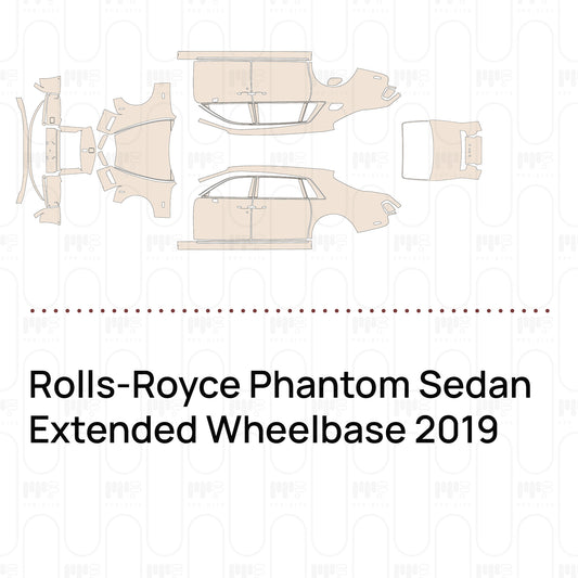 Pre-Cut PPF Rolls-Royce Phantom Sedan Extended Wheelbase 2019