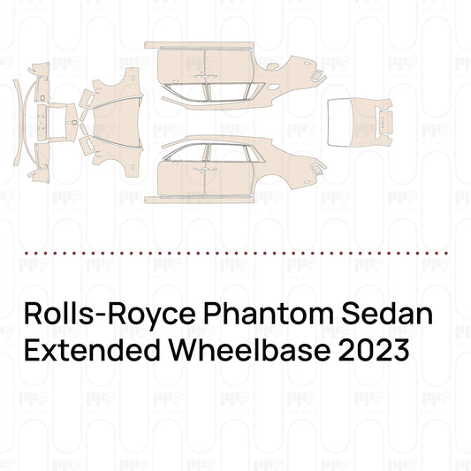 Pre-Cut PPF Rolls-Royce Phantom Sedan Extended Wheelbase 2023