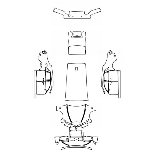 Pre-Cut PPF Rolls-Royce Phantom Sedan Standard Wheelbase 2018 - PPF-Kits