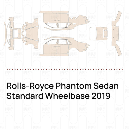 Pre-Cut PPF Rolls-Royce Phantom Sedan Standard Wheelbase 2019