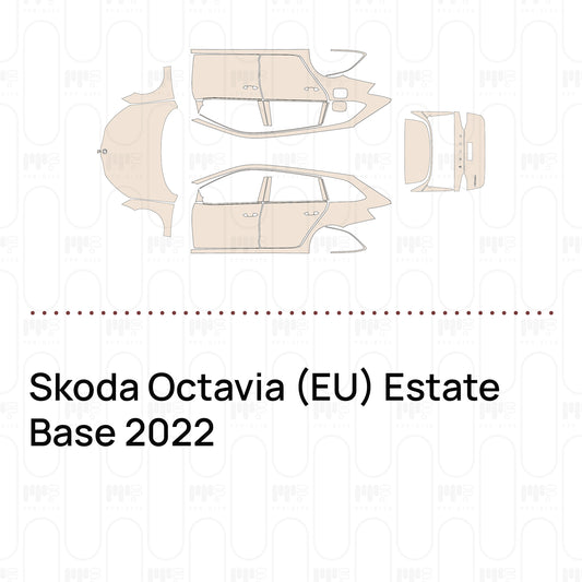 Pre-Cut PPF Skoda Octavia (EU) Estate Base 2022