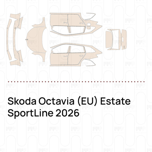 Pre-Cut PPF Skoda Octavia (EU) Estate SportLine 2026