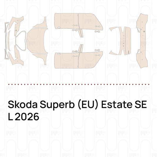 Pre-Cut PPF Skoda Superb (EU) Estate SE L 2026