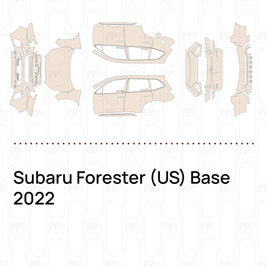 Pre-Cut PPF Subaru Forester (US) Base 2022