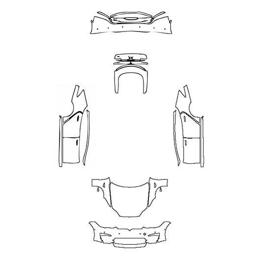 Pre-Cut PPF Tesla Model S 2022 - PPF-Kits