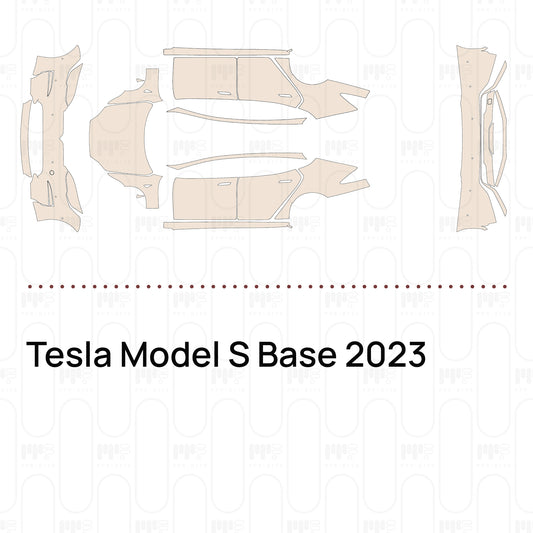 Pre-Cut PPF Tesla Model S Base 2023