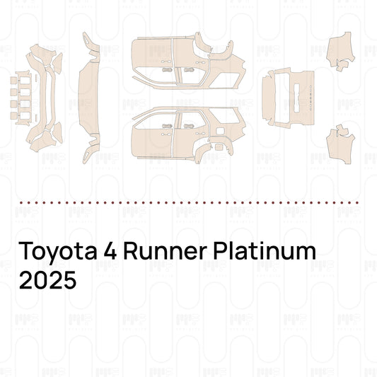 Pre-Cut PPF Toyota 4 Runner Platinum 2025
