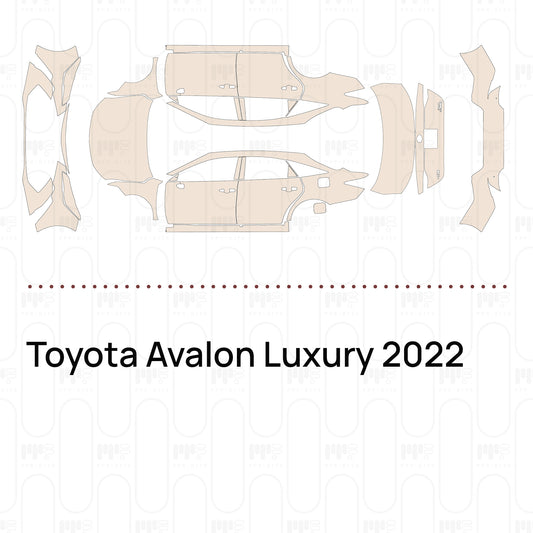 Pre-Cut PPF Toyota Avalon Luxury 2022