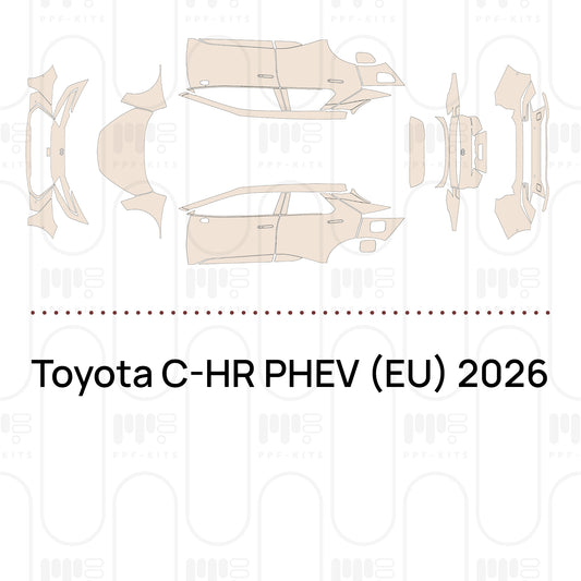 Toyota C-HR PHEV (EU) 2026 – Pre-Cut PPF