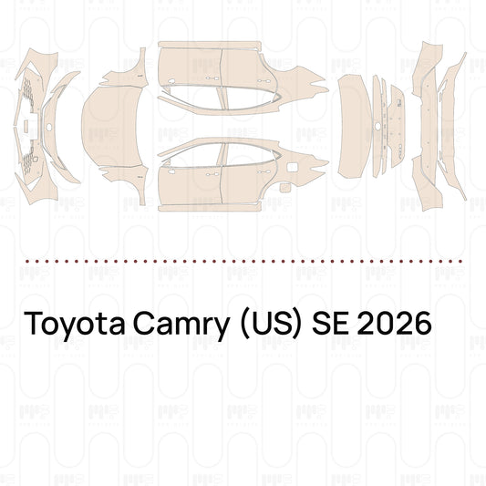 Pre-Cut PPF Toyota Camry (US) SE 2026