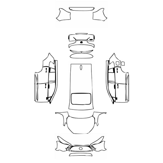 Pre-Cut PPF Toyota Corolla Cross (US) L 2025 - PPF-Kits