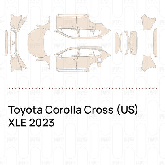 Pre-Cut PPF Toyota Corolla Cross (US) XLE 2023