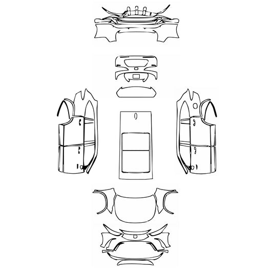 Pre-Cut PPF Toyota Crown Kluger 2025 - PPF-Kits