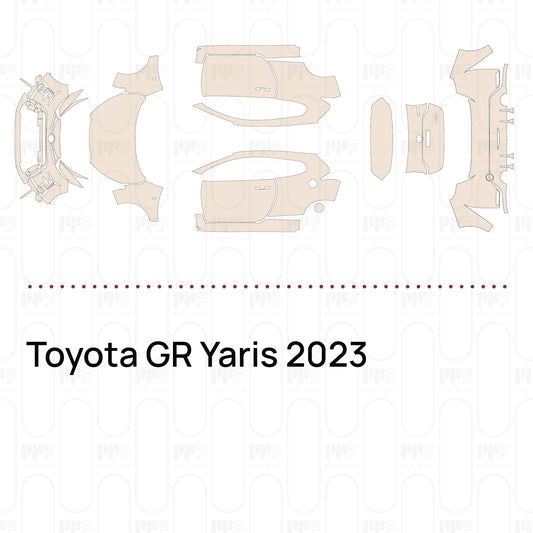 Pre-Cut PPF Toyota GR Yaris 2023