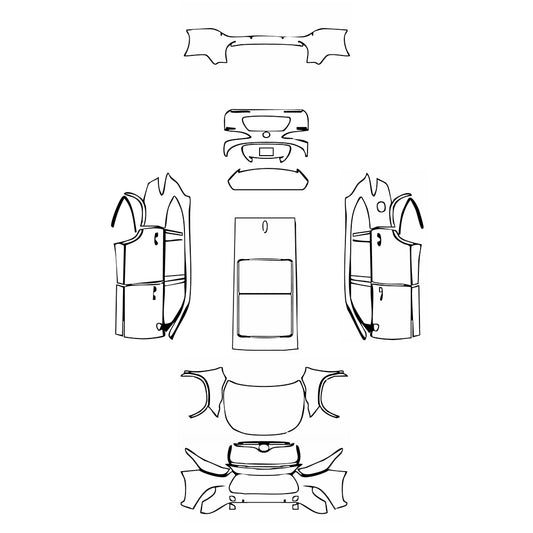 Pre-Cut PPF Toyota Highlander (CN) 2022 - PPF-Kits