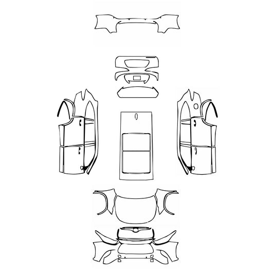 Pre-Cut PPF Toyota Highlander (US) LE 2025 - PPF-Kits