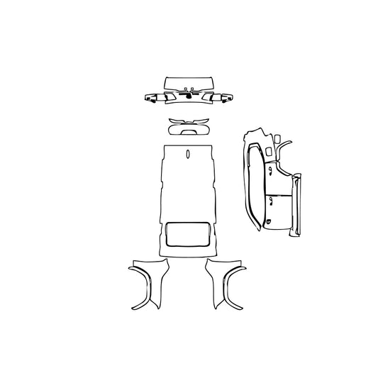 Pre-Cut PPF Toyota Land Cruiser GR Sport 2023 - PPF-Kits