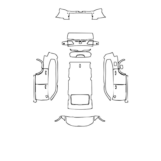 Pre-Cut PPF Toyota Land Cruiser (ME) GR-Sport 2025 - PPF-Kits