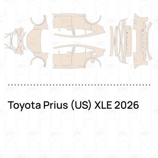 Pre-Cut PPF Toyota Prius (US) XLE 2026