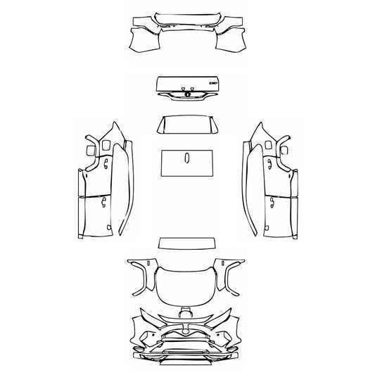 Pre-Cut PPF Toyota RAV4 Prime (US) SE 2024 - PPF-Kits