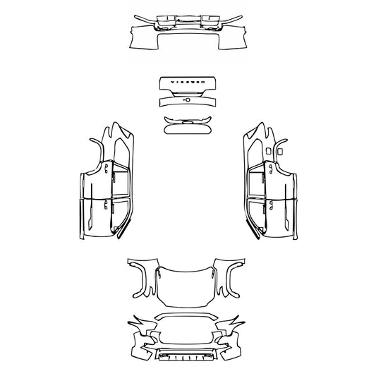 Passgenaue Lackschutzfolien PPF Toyota Sequoia Platinum 2025