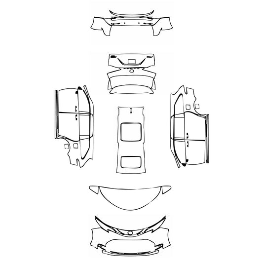 Pre-Cut PPF Toyota Sienna Limited 2022 - PPF-Kits