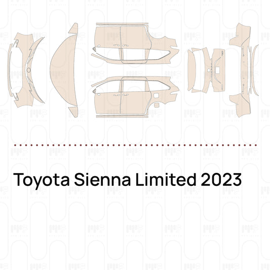 Pre-Cut PPF Toyota Sienna Limited 2023