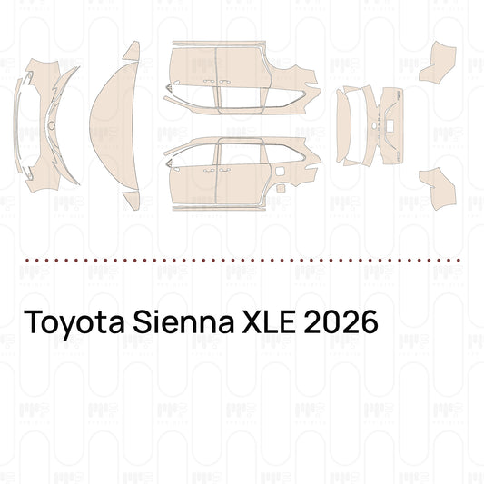 Pre-Cut PPF Toyota Sienna XLE 2026