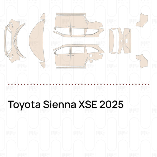 Pre-Cut PPF Toyota Sienna XSE 2025