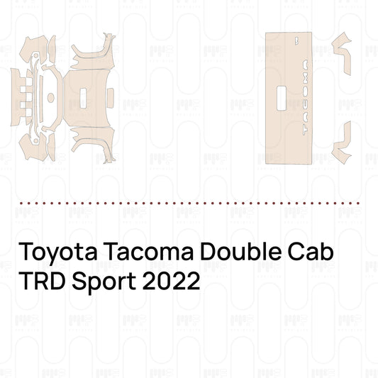 Pre-Cut PPF Toyota Tacoma Double Cab TRD Sport 2022