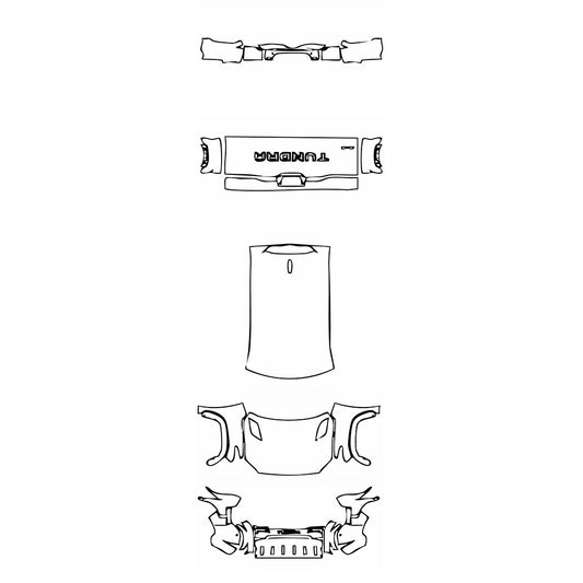Pre-Cut PPF Toyota Tundra CrewMax Capstone 2022 - PPF-Kits