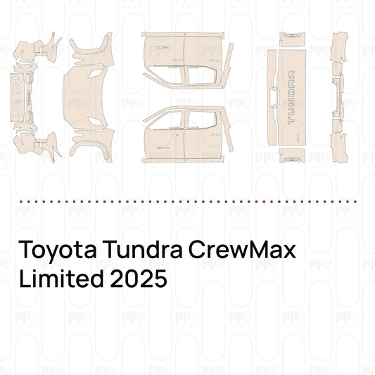 Pre-Cut PPF Toyota Tundra CrewMax Limited 2025