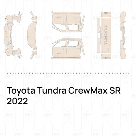 Pre-Cut PPF Toyota Tundra CrewMax SR 2022