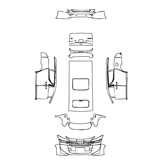 Pre-Cut PPF Toyota Vellfire 2022 - PPF-Kits