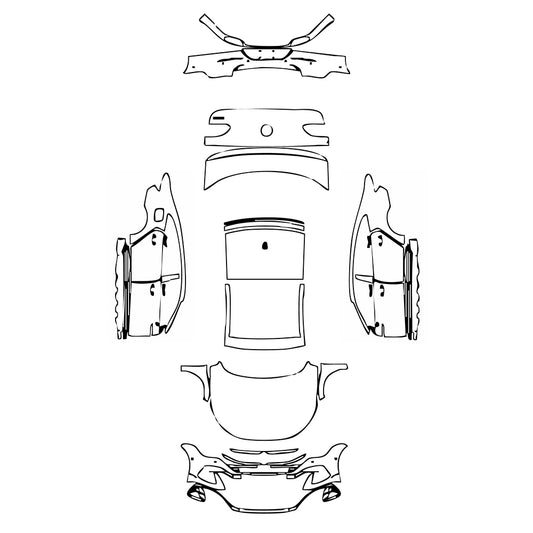 Pre-Cut PPF Volkswagen Arteon Sedan R-Line 2023 - PPF-Kits