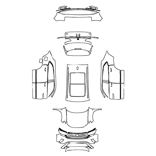 Pre-Cut PPF Volkswagen Atlas Cross Sport (US) SEL 2022 - PPF-Kits