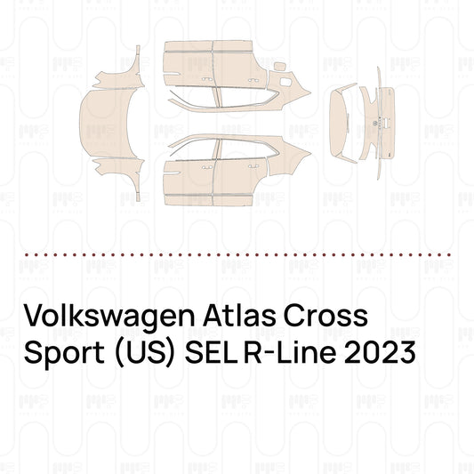 Pre-Cut PPF Volkswagen Atlas Cross Sport (US) SEL R-Line 2023