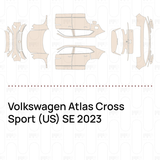 Pre-Cut PPF Volkswagen Atlas Cross Sport (US) SE 2023