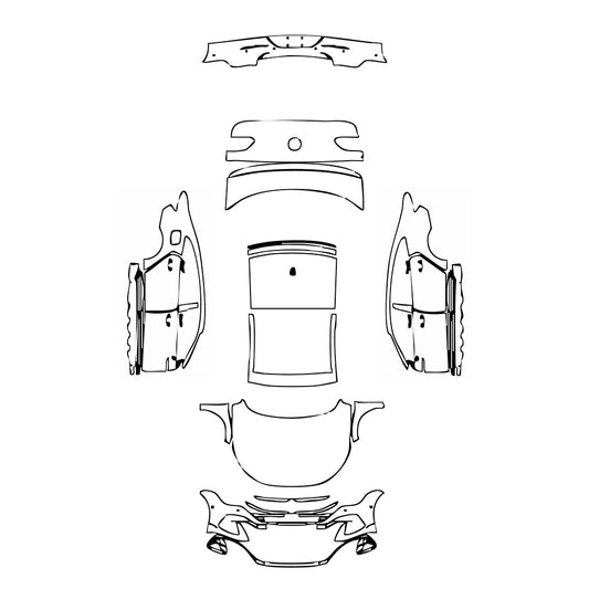 Pre-Cut PPF Volkswagen CC Sedan 2023 - PPF-Kits
