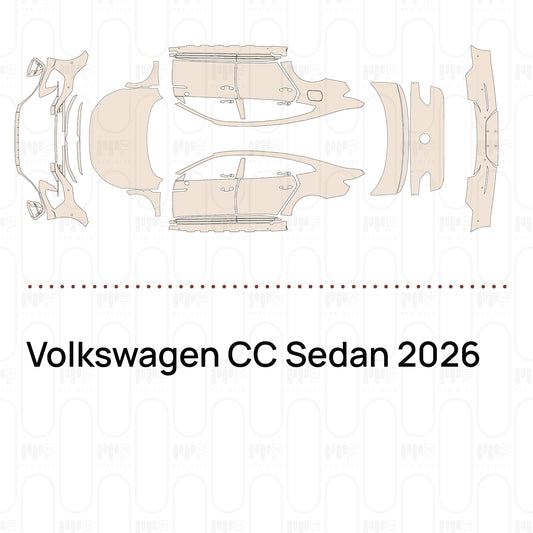 Pre-Cut PPF Volkswagen CC Sedan 2026