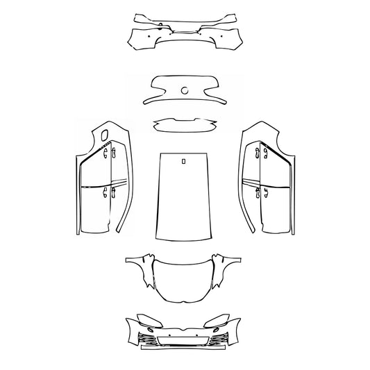 Pre-Cut PPF Volkswagen Golf Golf GTI 2019 - PPF-Kits