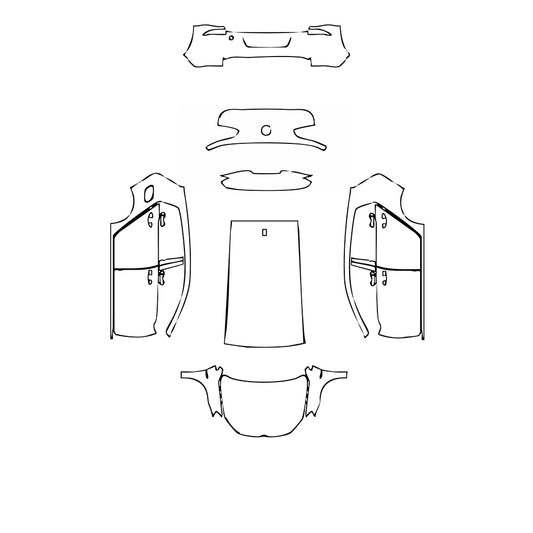 Pre-Cut PPF Volkswagen Golf Golf R-line 2015 - PPF-Kits