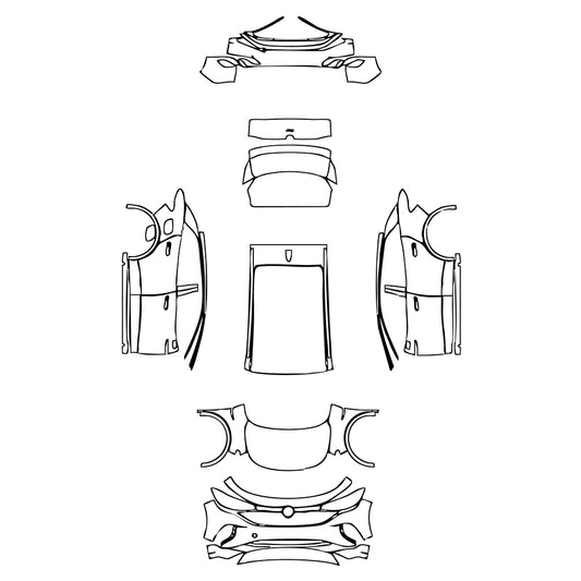 Pre-Cut PPF Volkswagen ID.4 Base 2024 - PPF-Kits
