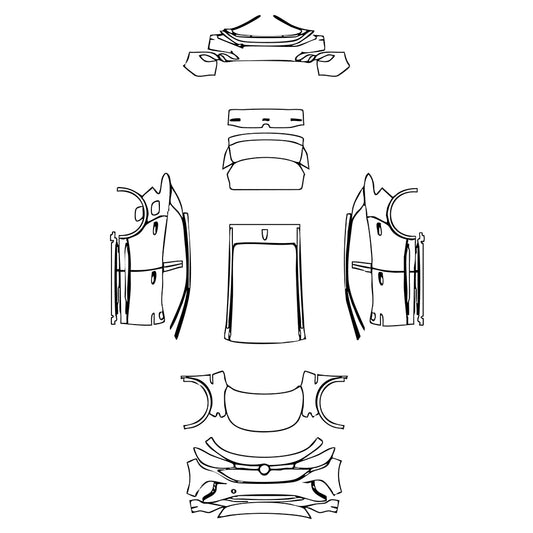 Pre-Cut PPF Volkswagen ID.4 (CN) Crozz 2021 - PPF-Kits