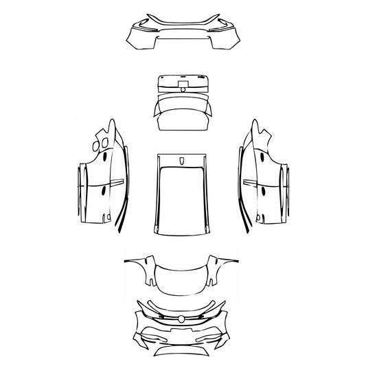 Pre-Cut PPF Volkswagen ID.4 (CN) X 2021 - PPF-Kits