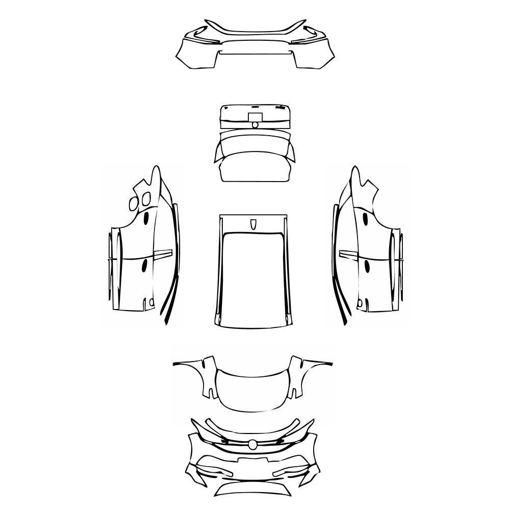 Pre-Cut PPF Volkswagen ID.4 (CN) X 2022 - PPF-Kits