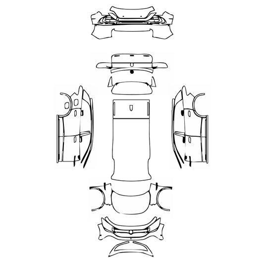 Pre-Cut PPF Volkswagen ID.6 Crozz 2021 - PPF-Kits