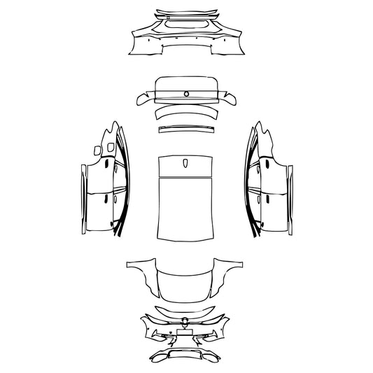 Pre-Cut PPF Volkswagen ID.7 Base 2023 - PPF-Kits
